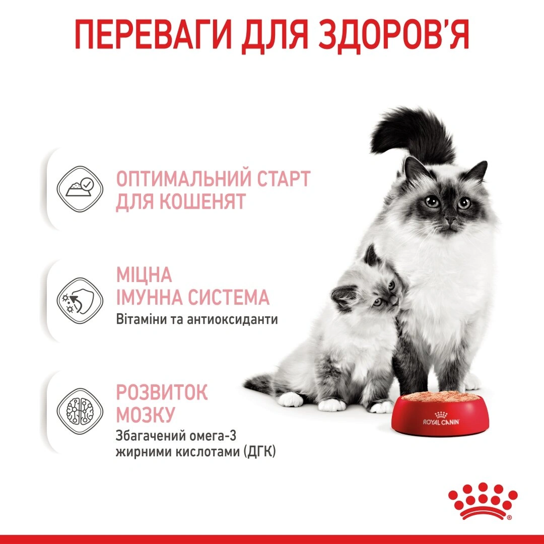 Роял Канін конс.195г /кошенят та лактуючих БебіКет  паштет