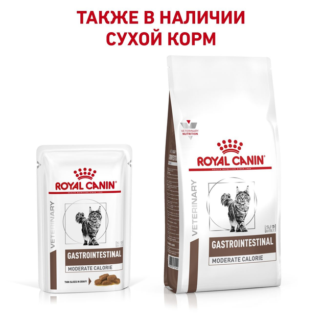 Роял Канін пауч 85г д/кота Гастро Модерати 12шт/уп 1шт