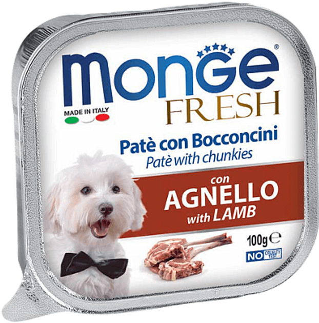 Monge Dog FRESH конс.100г д/собак Ягня