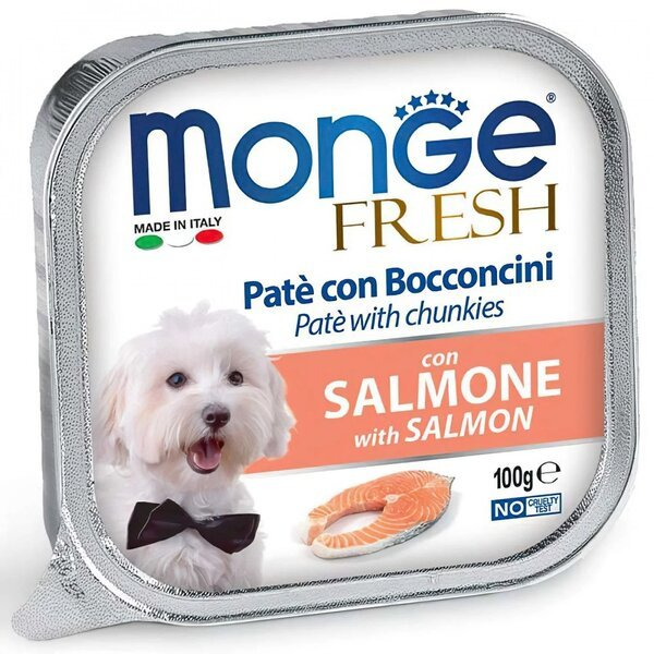 Monge Dog FRESH кон.100г д/собак Лосось