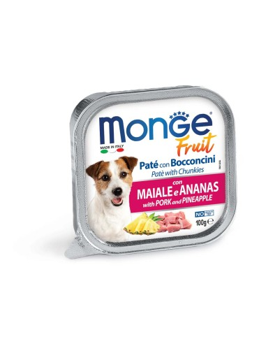 Monge Dog FRUIT конс.100г д/собак монопротеїн Свинина ананас