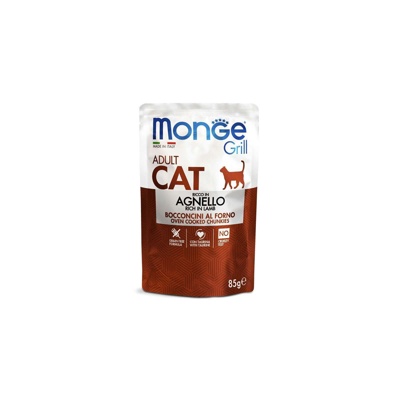 Monge Cat Grill пауч.85г д/кота Ягня