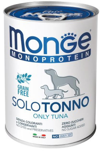 Monge SOLO соб/конс 400г монопротеїн тунець