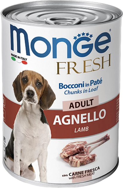Monge Dog конс.400г д/собак Ягня паштет